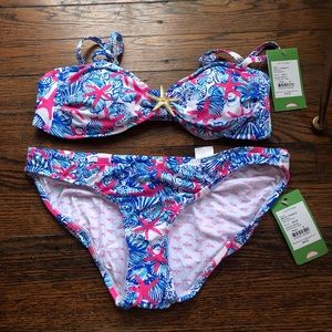 Lilly Pulitzer she she shell swimsuit size small